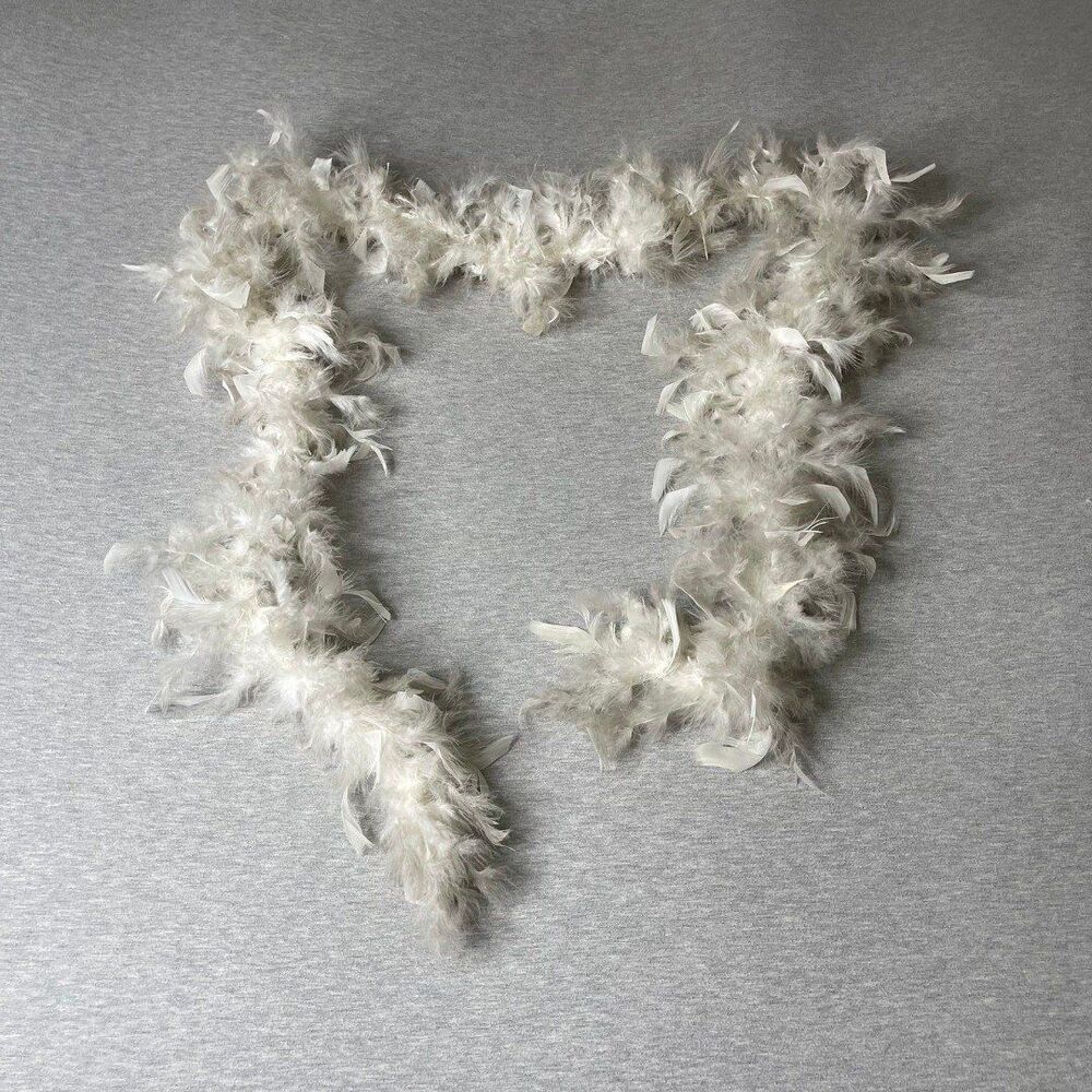 Happy Feather Women’s Costume Accessory White Boa Scarf